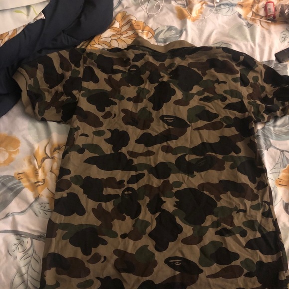 Bathing ape mens polo shirt size l brand new - Picture 3 of 5